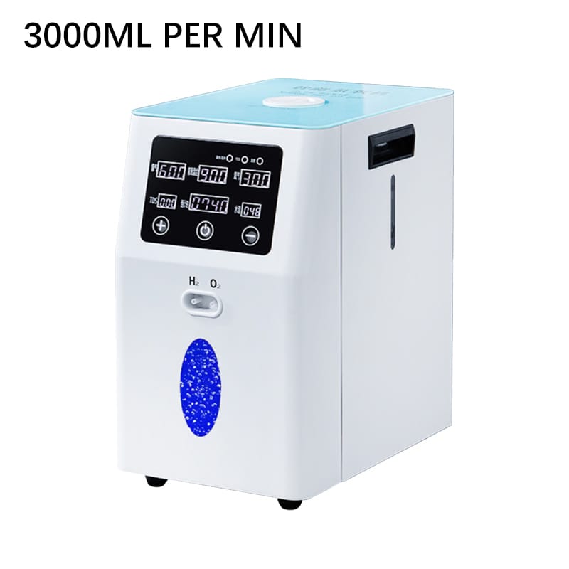 PEM HHO Therapy 900ml/1500ml/3000ml/Min Molecular Oxygen and Hydrogen Machine Inhaler H2 Generator Hydrogen Inhalation Machine