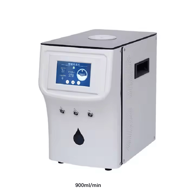 Hydrogen Inhalation Therapy Machine 900ML1800ML Hydrogen Water Generator O2 HHO Double Outlet H2 Inhaler with Nasal Cannula
