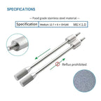 Accessories for making hydrogen water, food grade material, 316 stainless steel hydrogen dissolution rod for making water h2