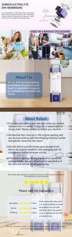 Molecular Hydrogen Water Maker Best Seller 9000ppb Hydrogen Water Cup Electric Usb Hydrogen Rich Water Generator Bottle 350ml
