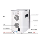 Hydrogen Inhalation Therapy Machine 900ML1800ML Hydrogen Water Generator O2 HHO Double Outlet H2 Inhaler with Nasal Cannula