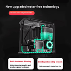 Hydrogen Inhalation Therapy Machine 900ML1800ML Hydrogen Water Generator O2 HHO Double Outlet H2 Inhaler with Nasal Cannula