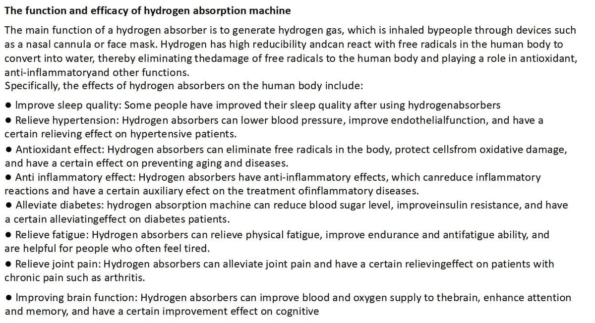 Hydrogen Inhalation Therapy Machine 900ML1800ML Hydrogen Water Generator O2 HHO Double Outlet H2 Inhaler with Nasal Cannula