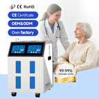 Home Wellness Hydrogen Inhaler Machine Mutil Person CE Certified Portable 6000ML High Flow Rate Hydrogen Brown Gas Machine