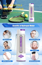 Hydrogen Rich Water Generator Bottle Spe Pem Dual Chamber Maker Ionizer Make High Concentration Hydrogen H2 Inhalation Device