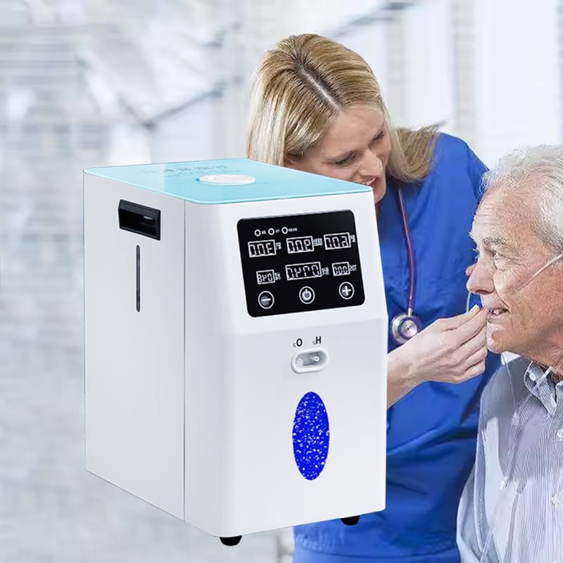 PEM HHO Therapy 900ml/1500ml/3000ml/Min Molecular Oxygen and Hydrogen Machine Inhaler H2 Generator Hydrogen Inhalation Machine