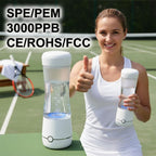 SPE PEM Hydrogen Water Bottle Generator 3000ppb High Purity H2 Maker Portable Ionizer Rechargeable Car Household Outdoor