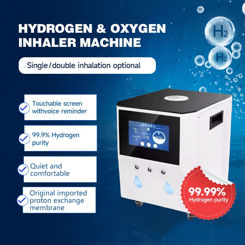3000ML Hydrogen Inhalation Machine Home Use Hydrogen Oxygen Generator Water Ionizer H2 Molecular Inhalator CE Certificated