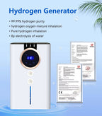 SPE PEM Hydrogen Generator Breathing Inhalation Machine Multifunctional Hydrogen Inhaler450ml 900ml Brown Gas Night Sleep Mode