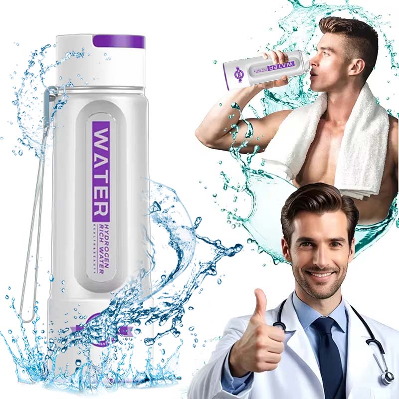 Hydrogen Rich Water Generator Bottle Spe Pem Dual Chamber Maker Ionizer Make High Concentration Hydrogen H2 Inhalation Device