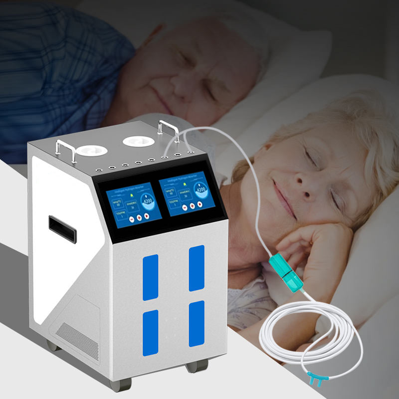 Home Wellness Hydrogen Inhaler Machine Mutil Person CE Certified Portable 6000ML High Flow Rate Hydrogen Brown Gas Machine
