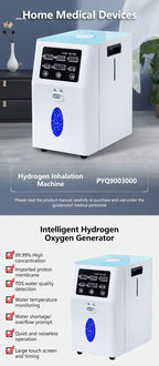 PEM HHO Therapy 900ml/1500ml/3000ml/Min Molecular Oxygen and Hydrogen Machine Inhaler H2 Generator Hydrogen Inhalation Machine