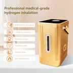 H2 Gas Inhaler Water Therapy Home Wellness Hydrogen Generator with 99.99% Purity PEM Membrane Hydrogen Inhalation Machine