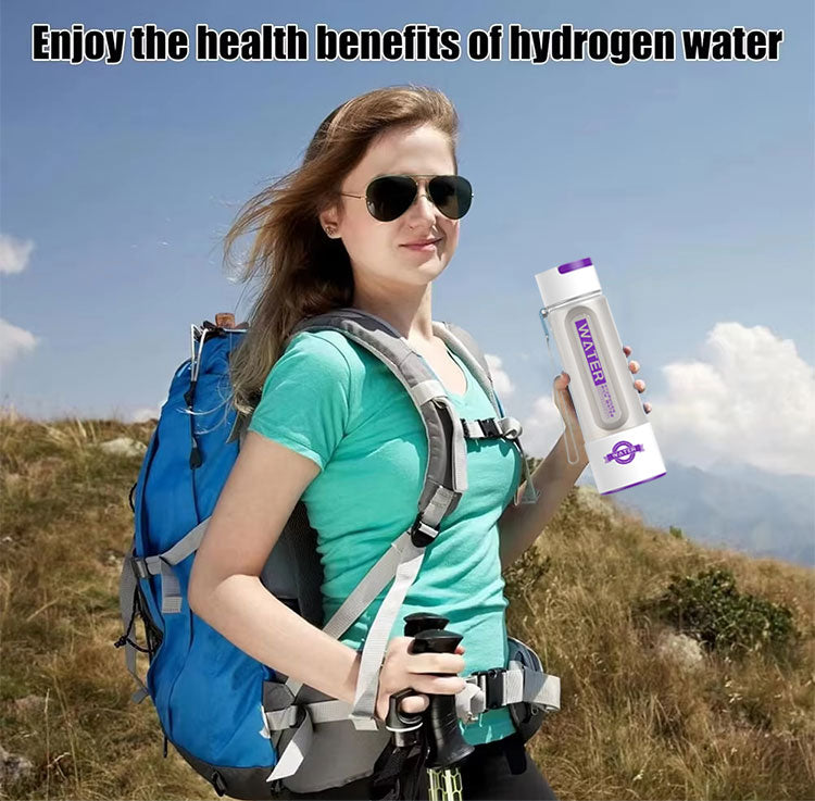 Hydrogen Rich Water Generator Bottle Spe Pem Dual Chamber Maker Ionizer Make High Concentration Hydrogen H2 Inhalation Device