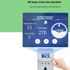 Hydrogen Inhalation Therapy Machine 900ML1800ML Hydrogen Water Generator O2 HHO Double Outlet H2 Inhaler with Nasal Cannula