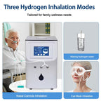 Hydrogen Inhalation Therapy Machine 900ML1800ML Hydrogen Water Generator O2 HHO Double Outlet H2 Inhaler with Nasal Cannula