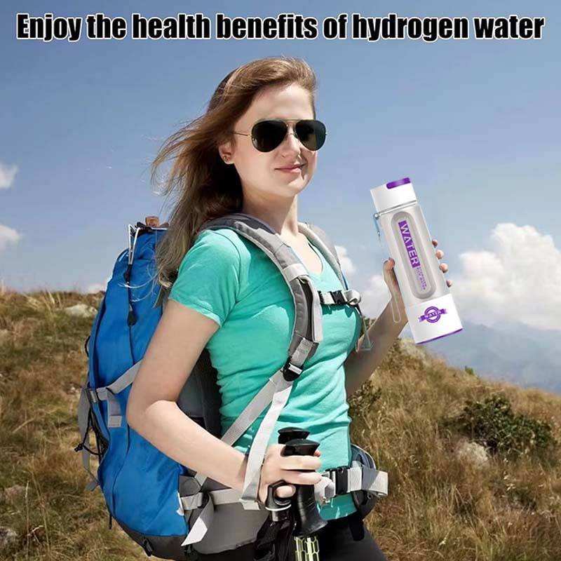 Hydrogen Rich Water Generator Bottle Spe Pem Dual Chamber Maker Ionizer Make High Concentration Hydrogen H2 Inhalation Device