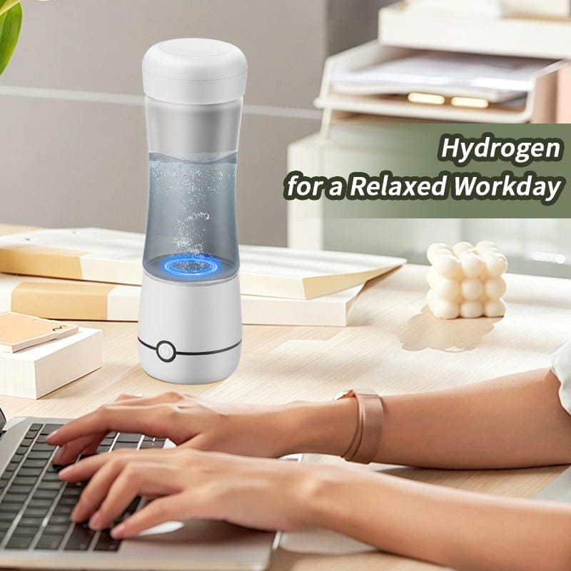 SPE PEM Hydrogen Water Bottle Generator 3000ppb High Purity H2 Maker Portable Ionizer Rechargeable Car Household Outdoor