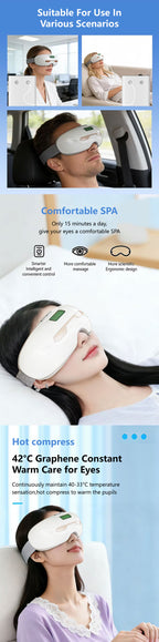 High Tech Portable Eye Glasses Hydrogen Therapy Eye Care High Frequency H2 Hydrogen Eye Massager Compression