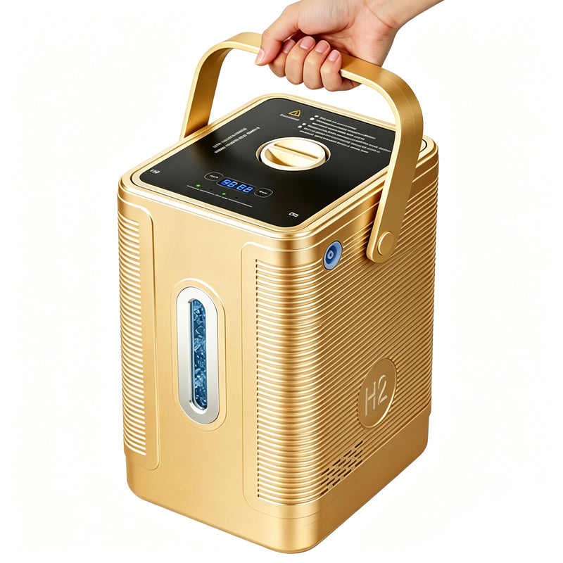 H2 Gas Inhaler Water Therapy Home Wellness Hydrogen Generator with 99.99% Purity PEM Membrane Hydrogen Inhalation Machine