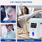 PEM HHO Therapy 900ml/1500ml/3000ml/Min Molecular Oxygen and Hydrogen Machine Inhaler H2 Generator Hydrogen Inhalation Machine