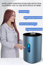 Factory supply Hydrogen Generator H2 Inhalation Machine 225ml/min High Purity SPE/PEM portable Hydrogen water ionizer Generator